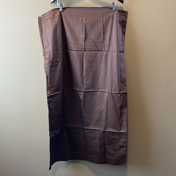 (2) President Choice Pillow Case Matching Chocolate Brown 100% Cotton Decorative - Picture 3 of 9